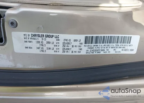 2014 Dodge Grand Caravan Se from USA, damaged, VIN 2C4RDGBG0ER130064